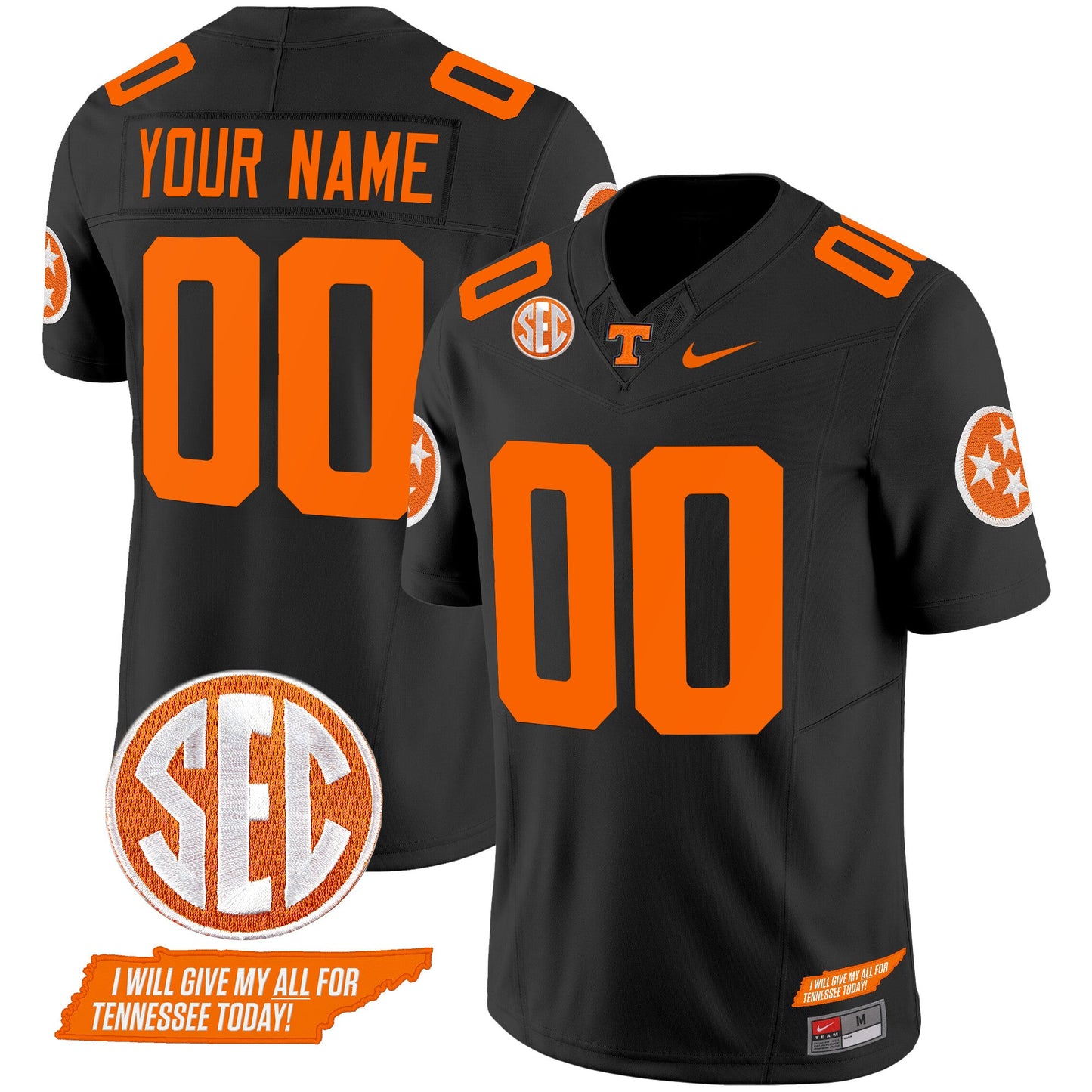 Tennessee Volunteers 2024 Vapor Limited Custom Jersey V3 - All Stitched