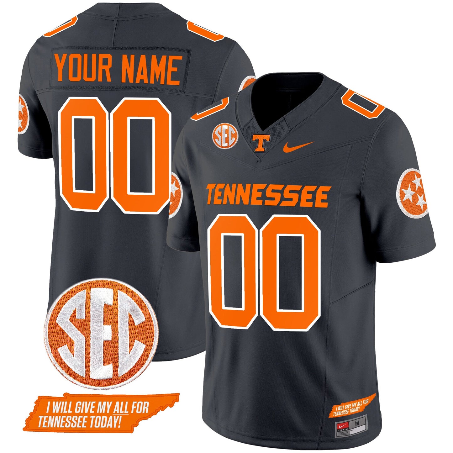 Tennessee Volunteers 2024 Vapor Limited Custom Jersey V3 - All Stitched