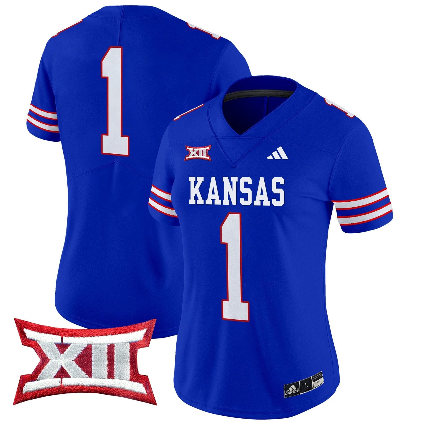 Women's Kansas Jayhawks 2024 Vapor Limited Jersey V2 - All Stitched