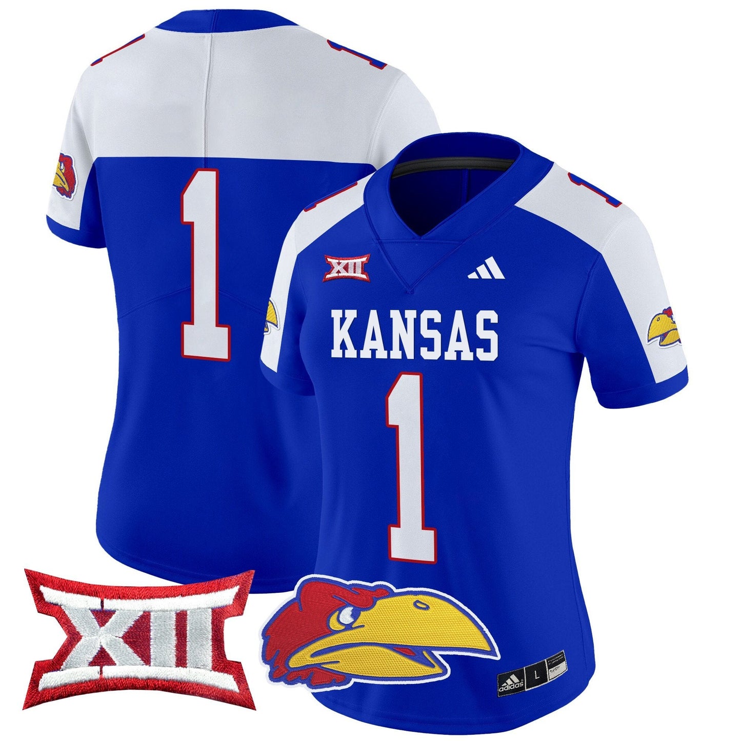 Women's Kansas Jayhawks 2024 Vapor Limited Jersey V2 - All Stitched