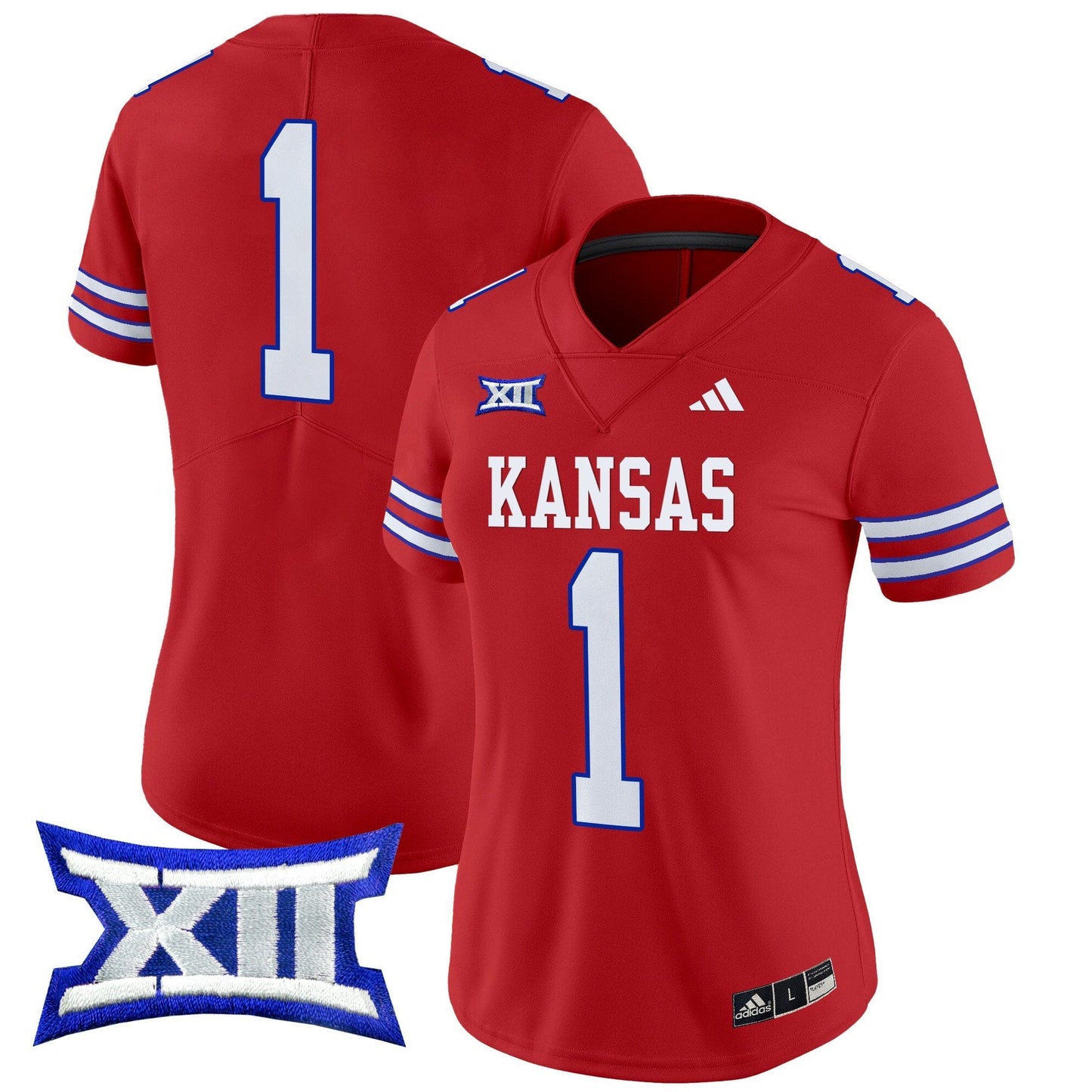 Women's Kansas Jayhawks 2024 Vapor Limited Jersey V2 - All Stitched