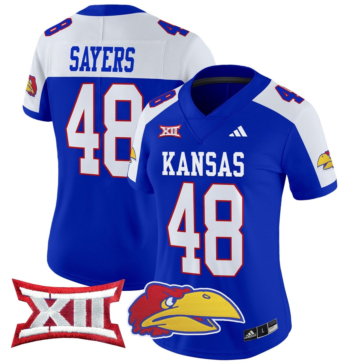 Women's Kansas Jayhawks 2024 Vapor Limited Jersey V2 - All Stitched