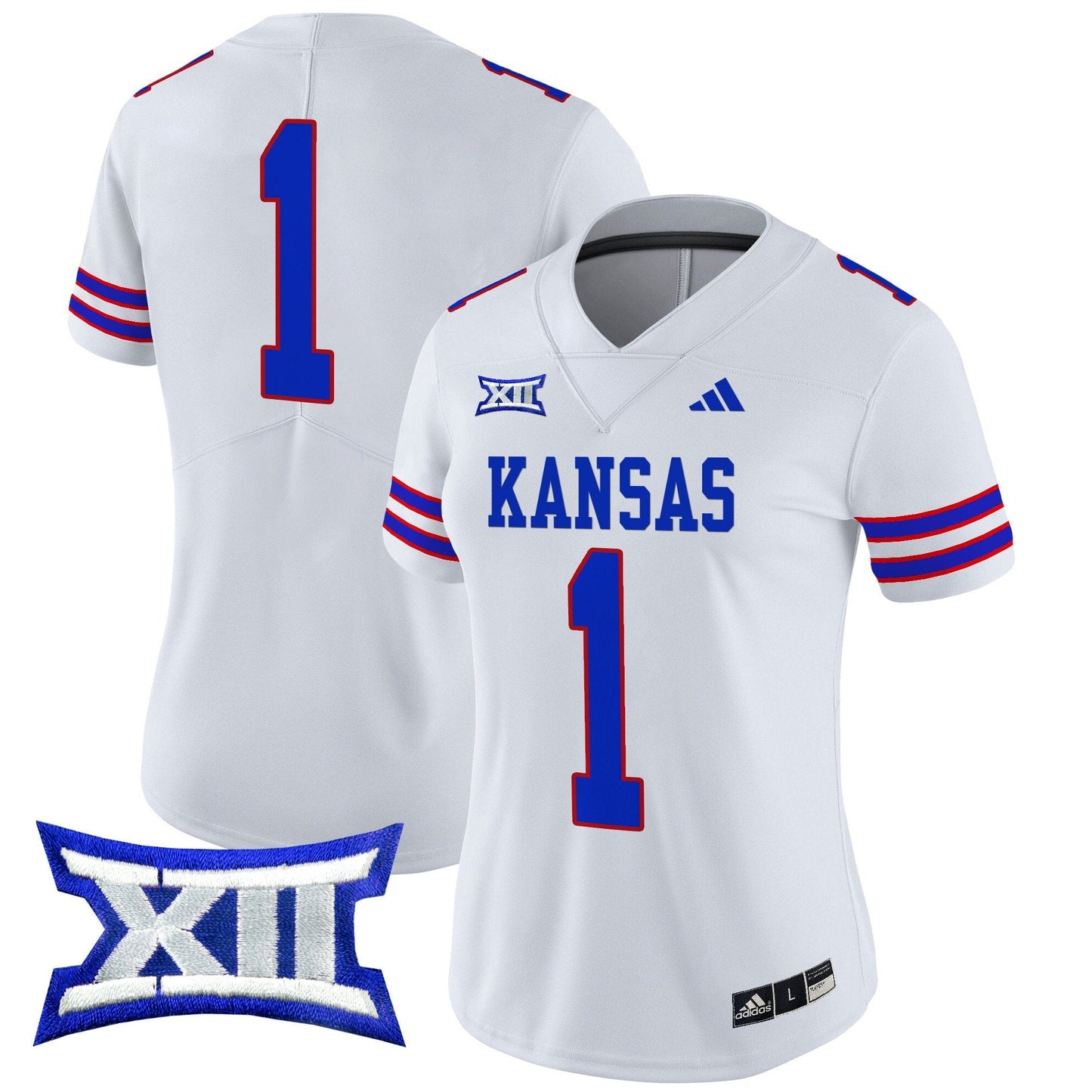 Women's Kansas Jayhawks 2024 Vapor Limited Jersey V2 - All Stitched