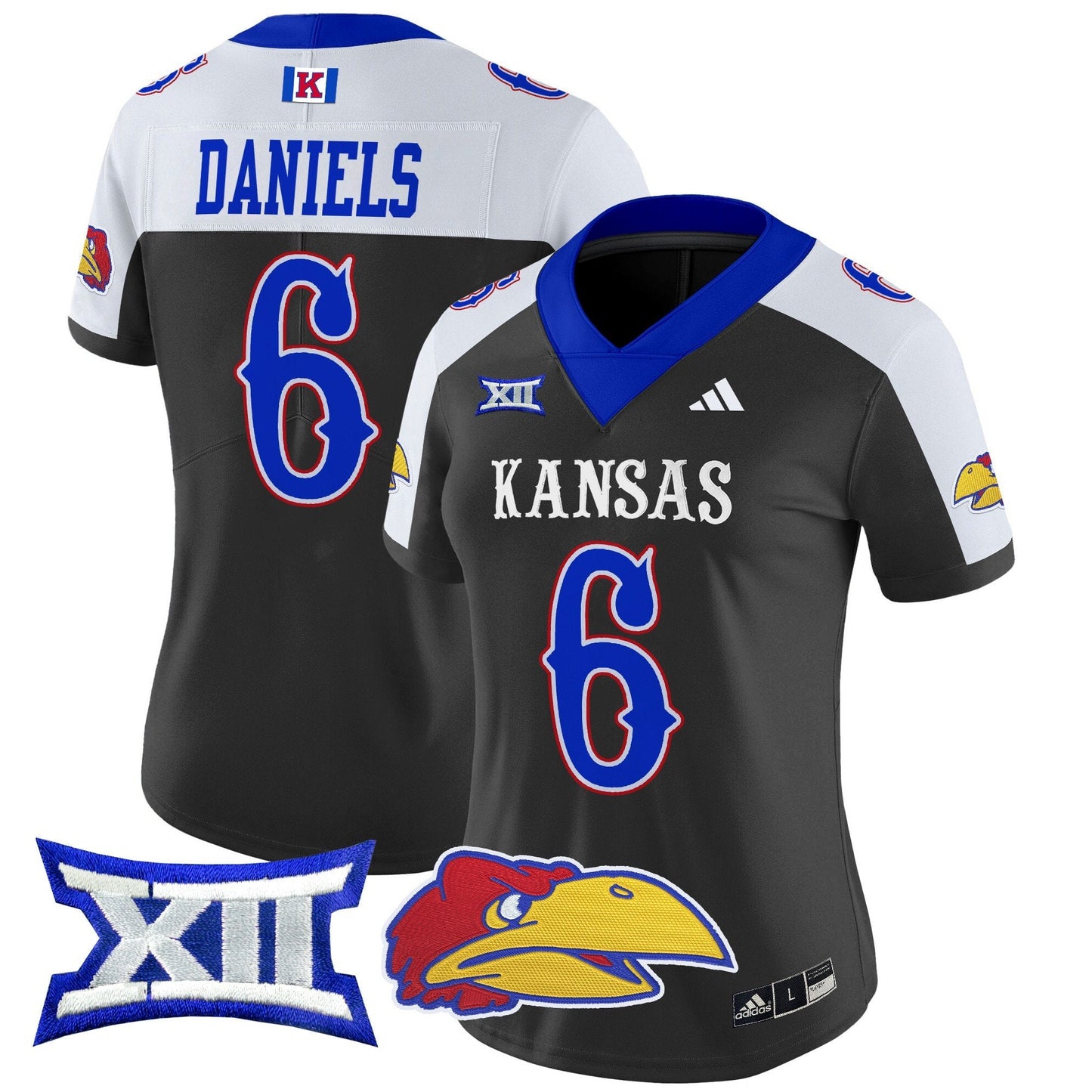 Women's Kansas Jayhawks 2024 Vapor Limited Jersey V2 - All Stitched