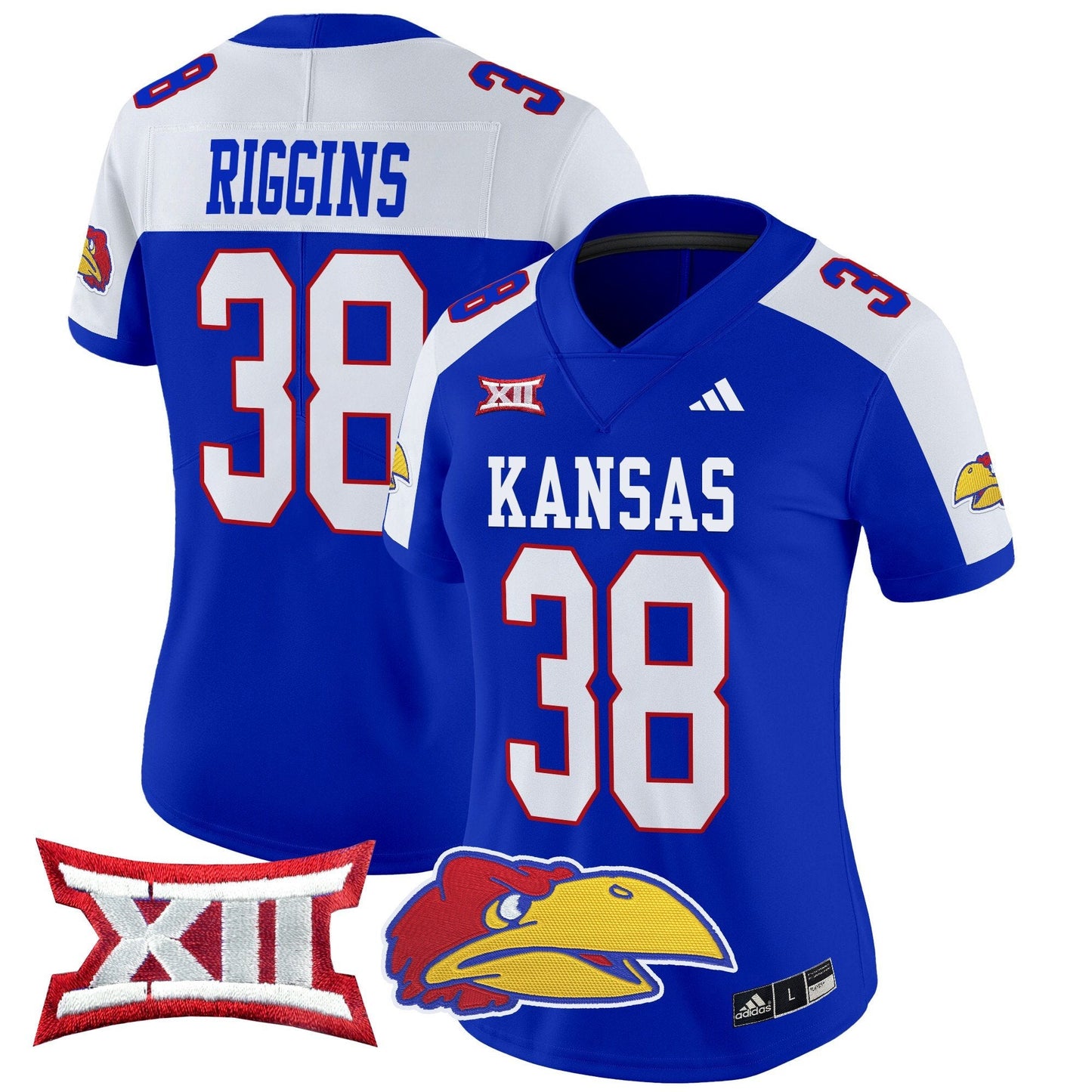 Women's Kansas Jayhawks 2024 Vapor Limited Jersey V2 - All Stitched