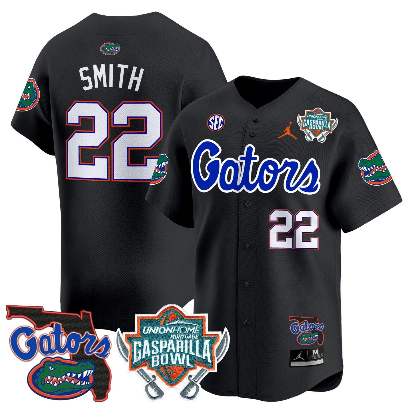 Florida Gators 2024 Gasparilla Bowl Patch Vapor Premier Limited Jersey - All Stitched