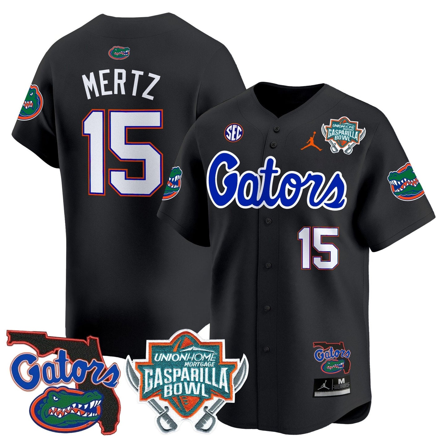 Florida Gators 2024 Gasparilla Bowl Patch Vapor Premier Limited Jersey - All Stitched