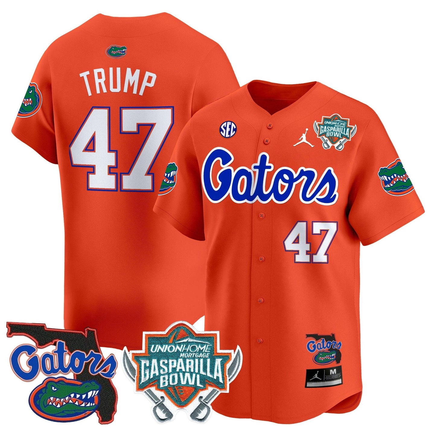 Florida Gators 2024 Gasparilla Bowl Patch Vapor Premier Limited Jersey - All Stitched