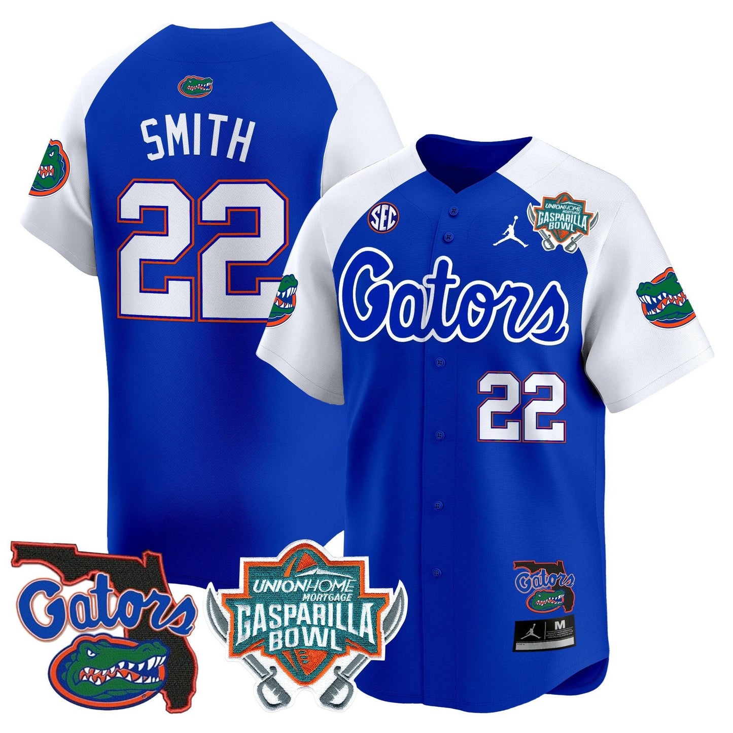 Florida Gators 2024 Gasparilla Bowl Patch Vapor Premier Limited Jersey - All Stitched