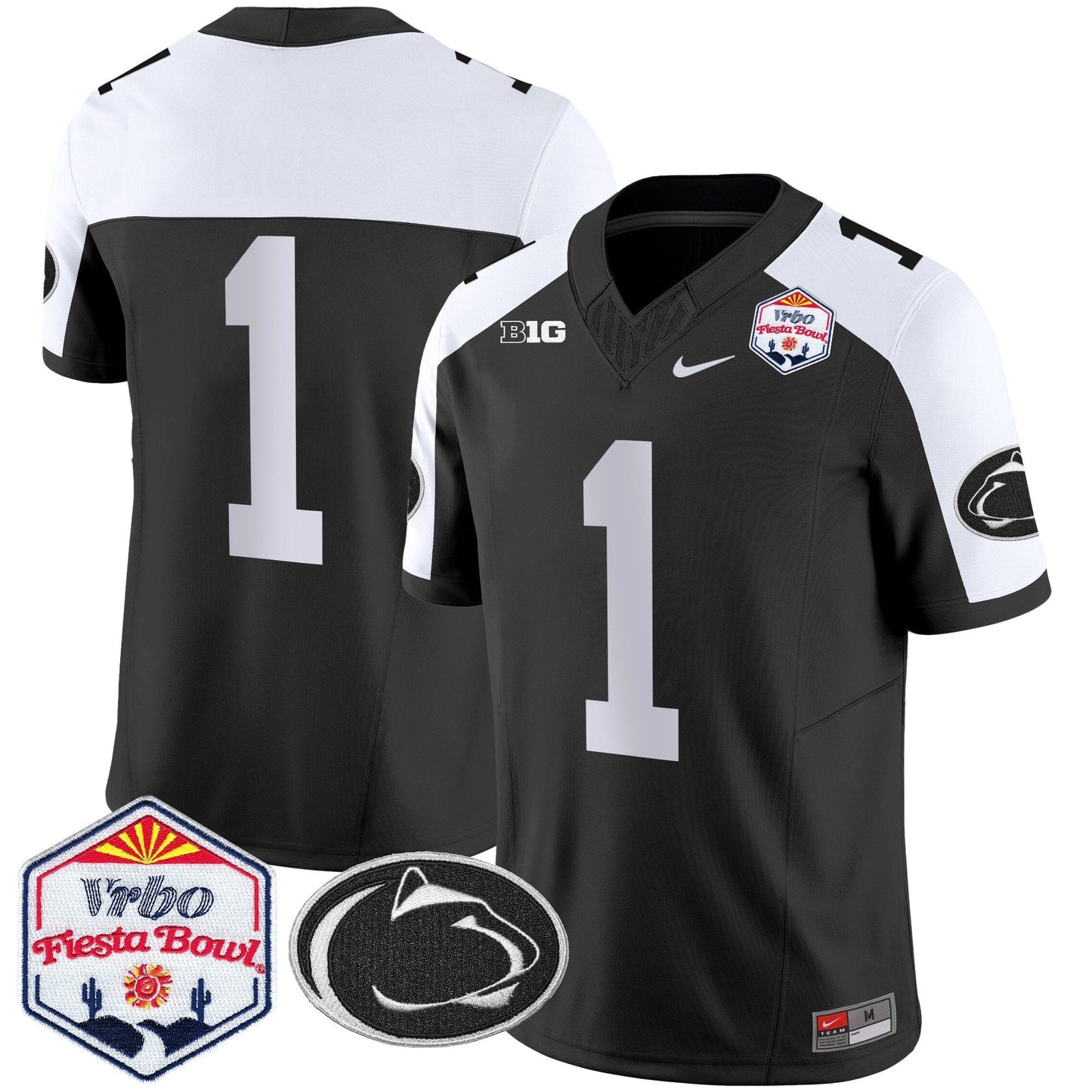 Penn State Nittany Lions 2024 The Fiesta Bowl Patch Vapor Limited Jersey - All Stitched