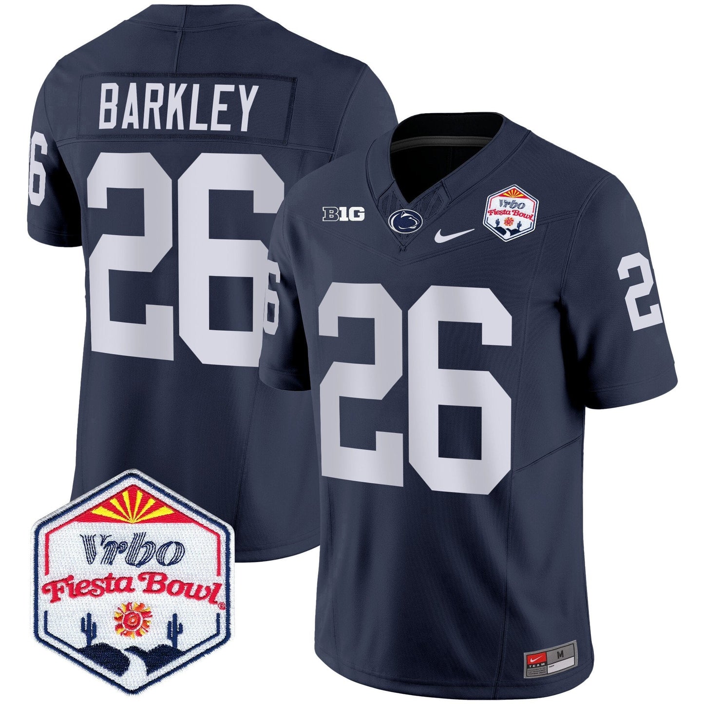 Penn State Nittany Lions 2024 The Fiesta Bowl Patch Vapor Limited Jersey - All Stitched