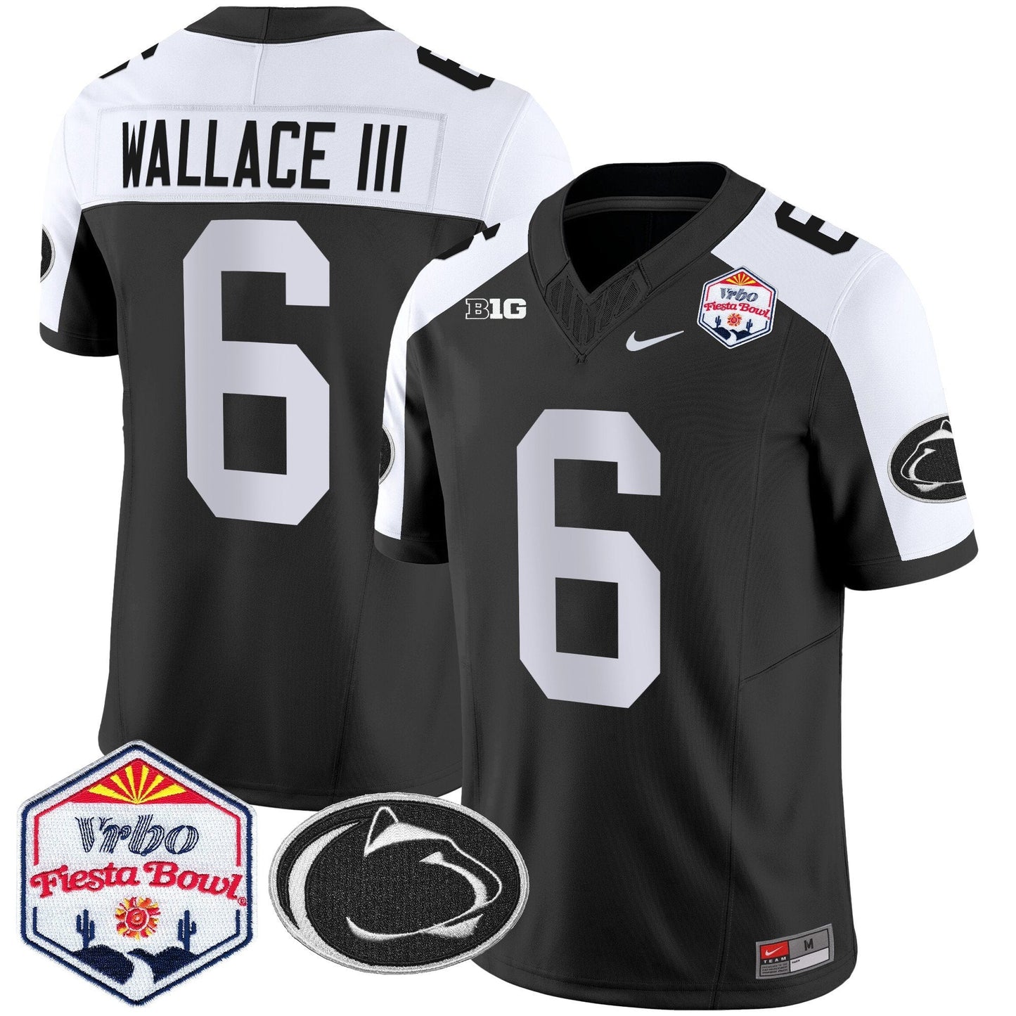 Penn State Nittany Lions 2024 The Fiesta Bowl Patch Vapor Limited Jersey - All Stitched