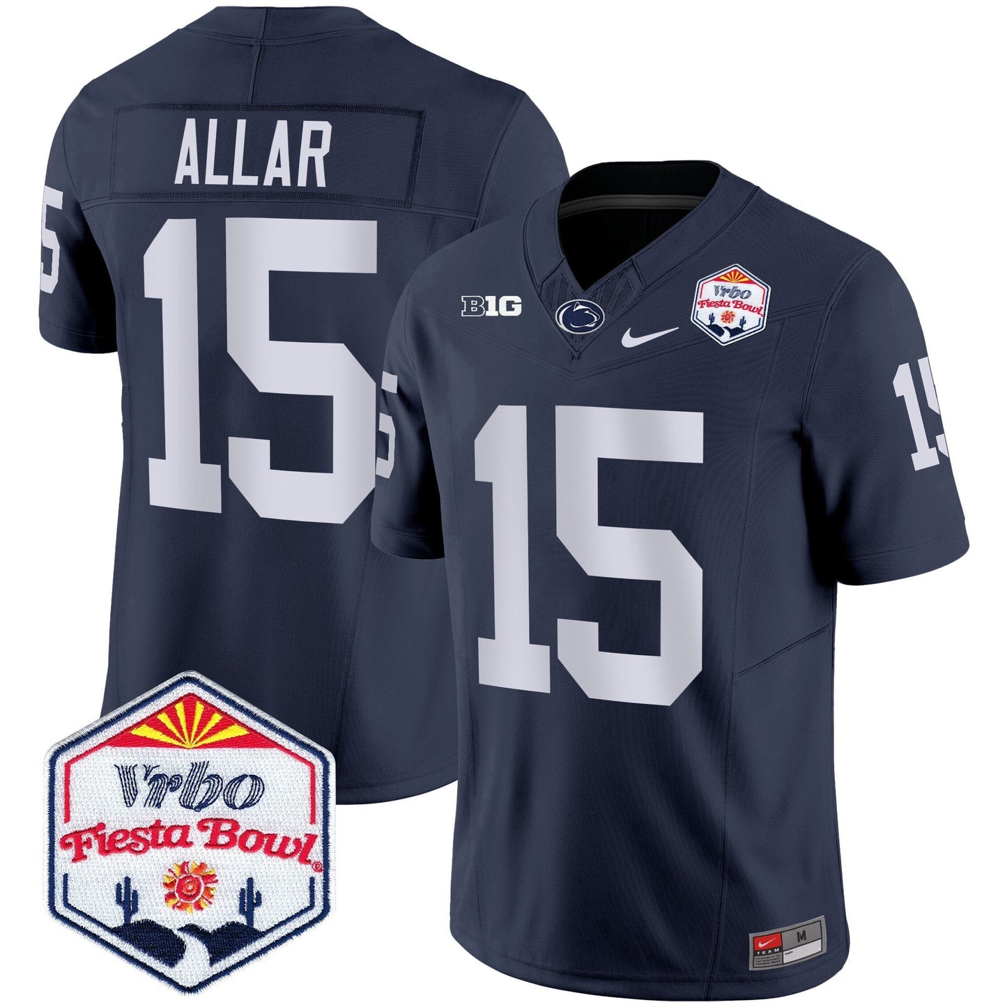 Penn State Nittany Lions 2024 The Fiesta Bowl Patch Vapor Limited Jersey - All Stitched