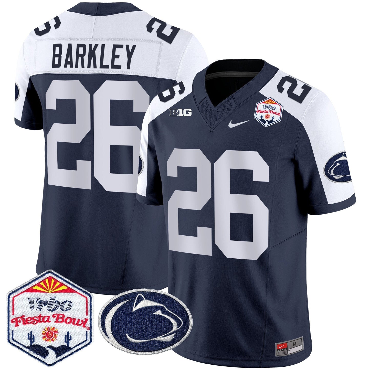 Penn State Nittany Lions 2024 The Fiesta Bowl Patch Vapor Limited Jersey - All Stitched
