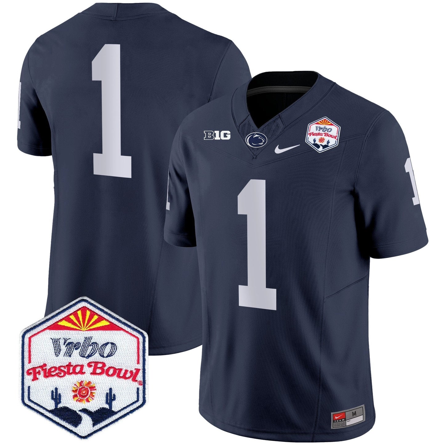 Penn State Nittany Lions 2024 The Fiesta Bowl Patch Vapor Limited Jersey - All Stitched