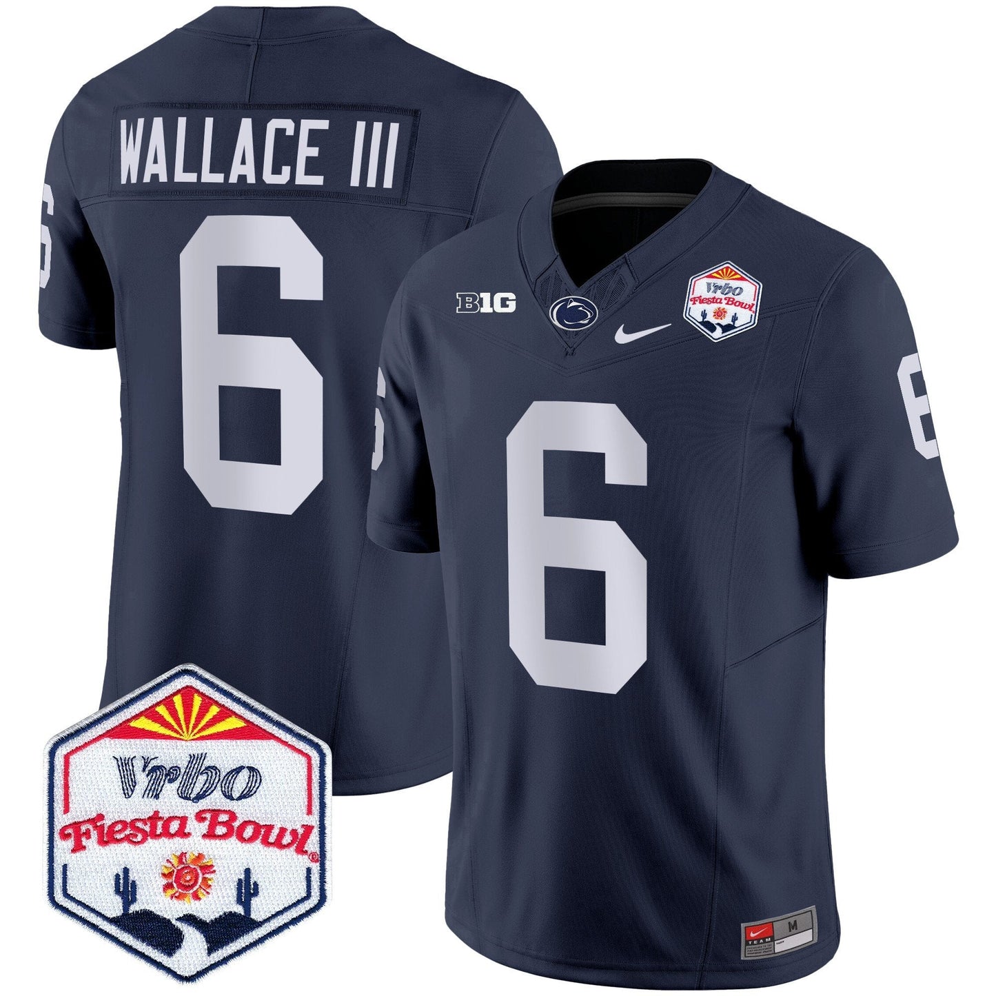 Penn State Nittany Lions 2024 The Fiesta Bowl Patch Vapor Limited Jersey - All Stitched