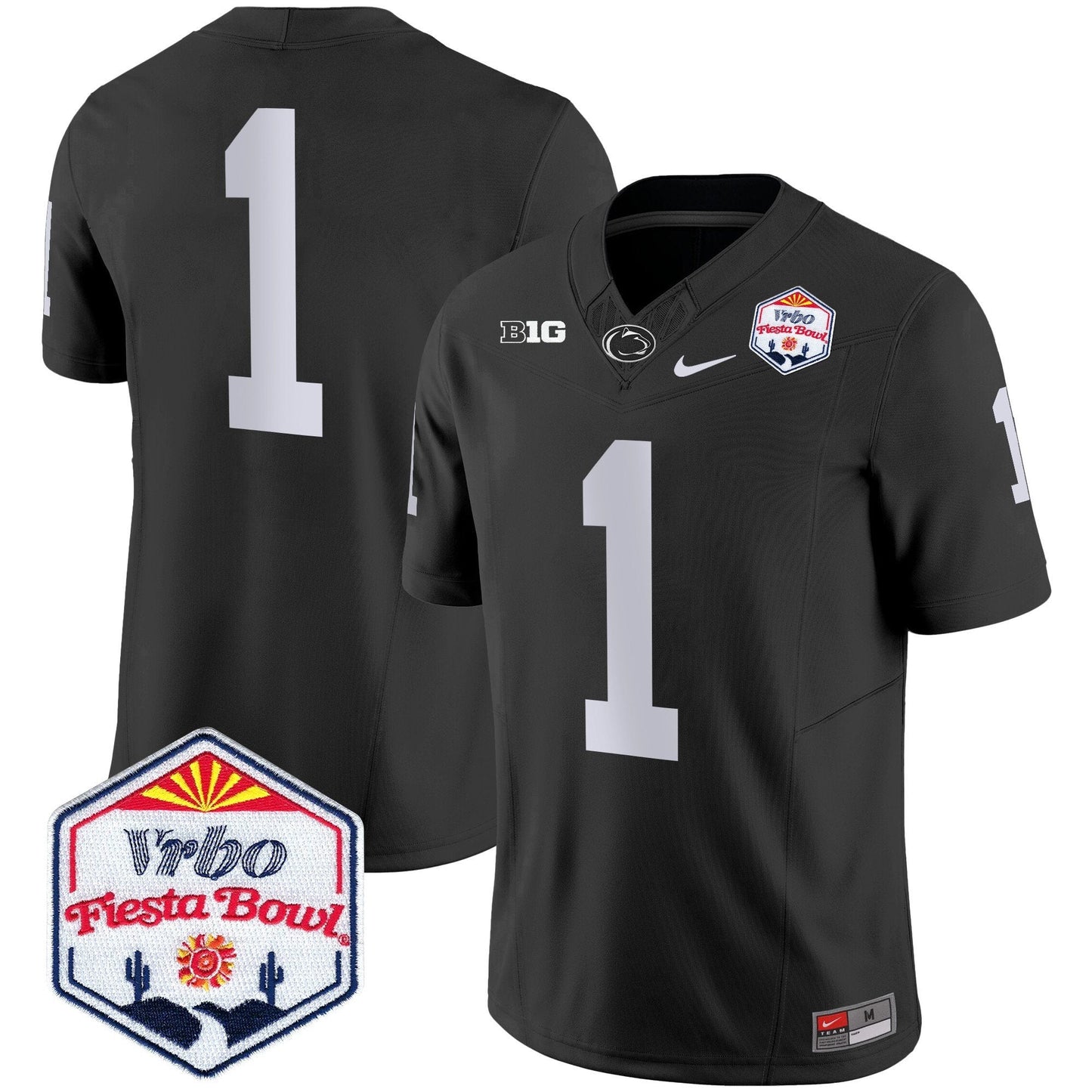 Penn State Nittany Lions 2024 The Fiesta Bowl Patch Vapor Limited Jersey - All Stitched