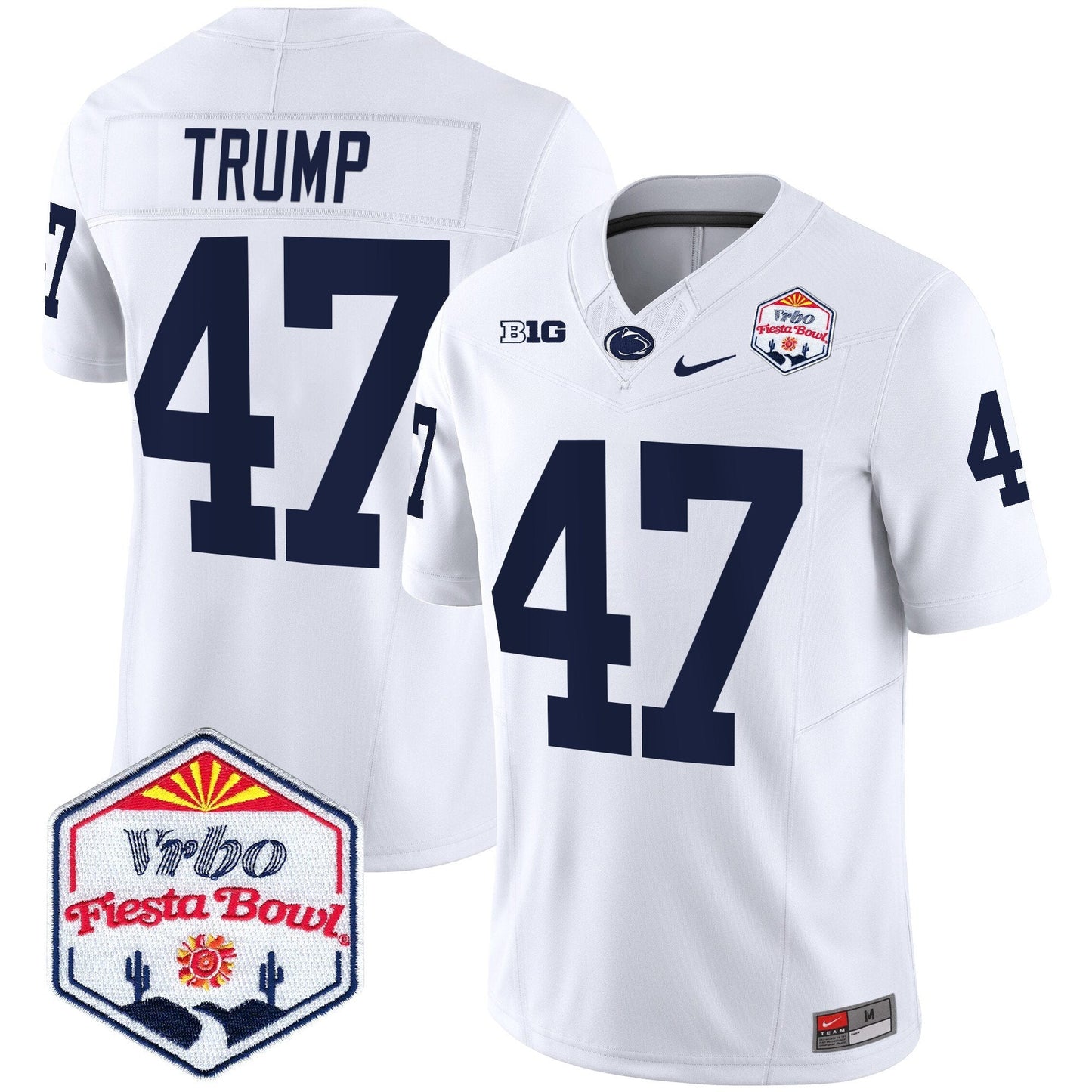 Penn State Nittany Lions 2024 The Fiesta Bowl Patch Vapor Limited Jersey - All Stitched