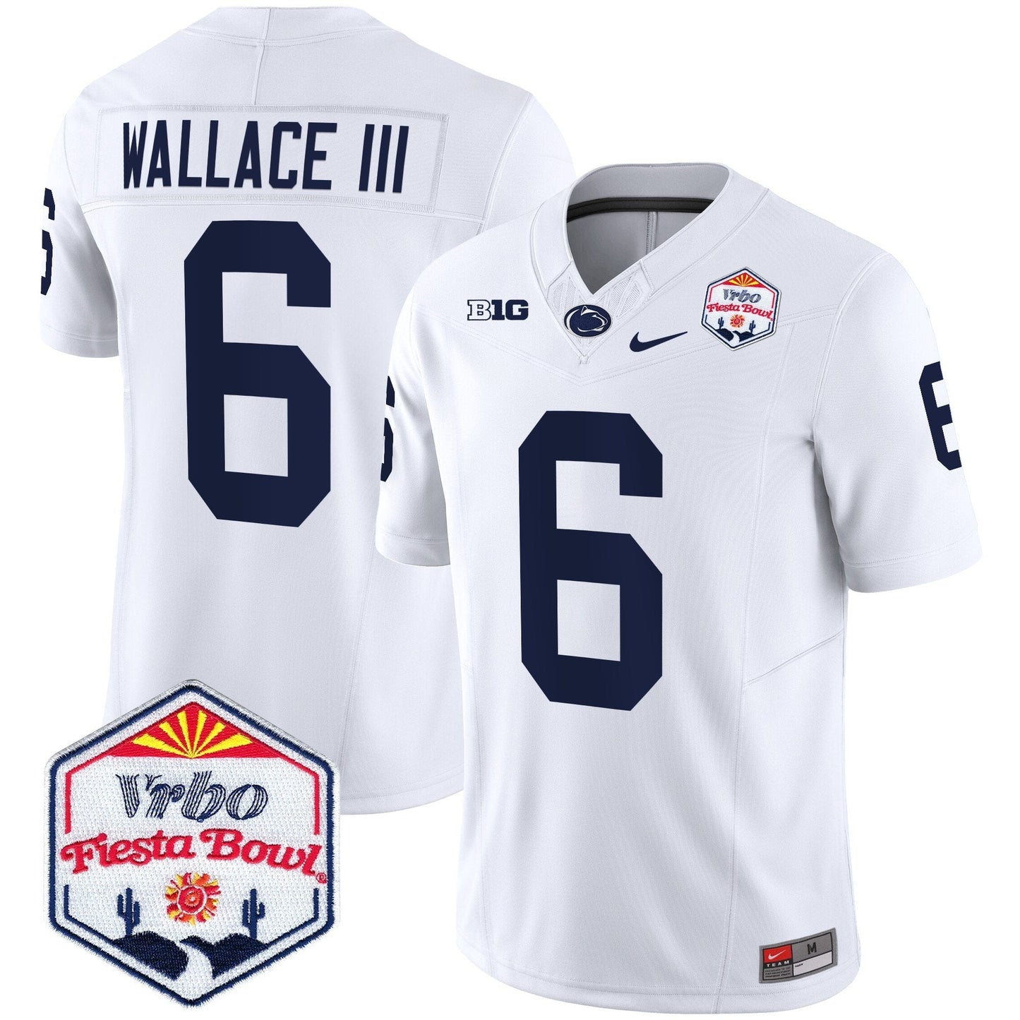 Penn State Nittany Lions 2024 The Fiesta Bowl Patch Vapor Limited Jersey - All Stitched