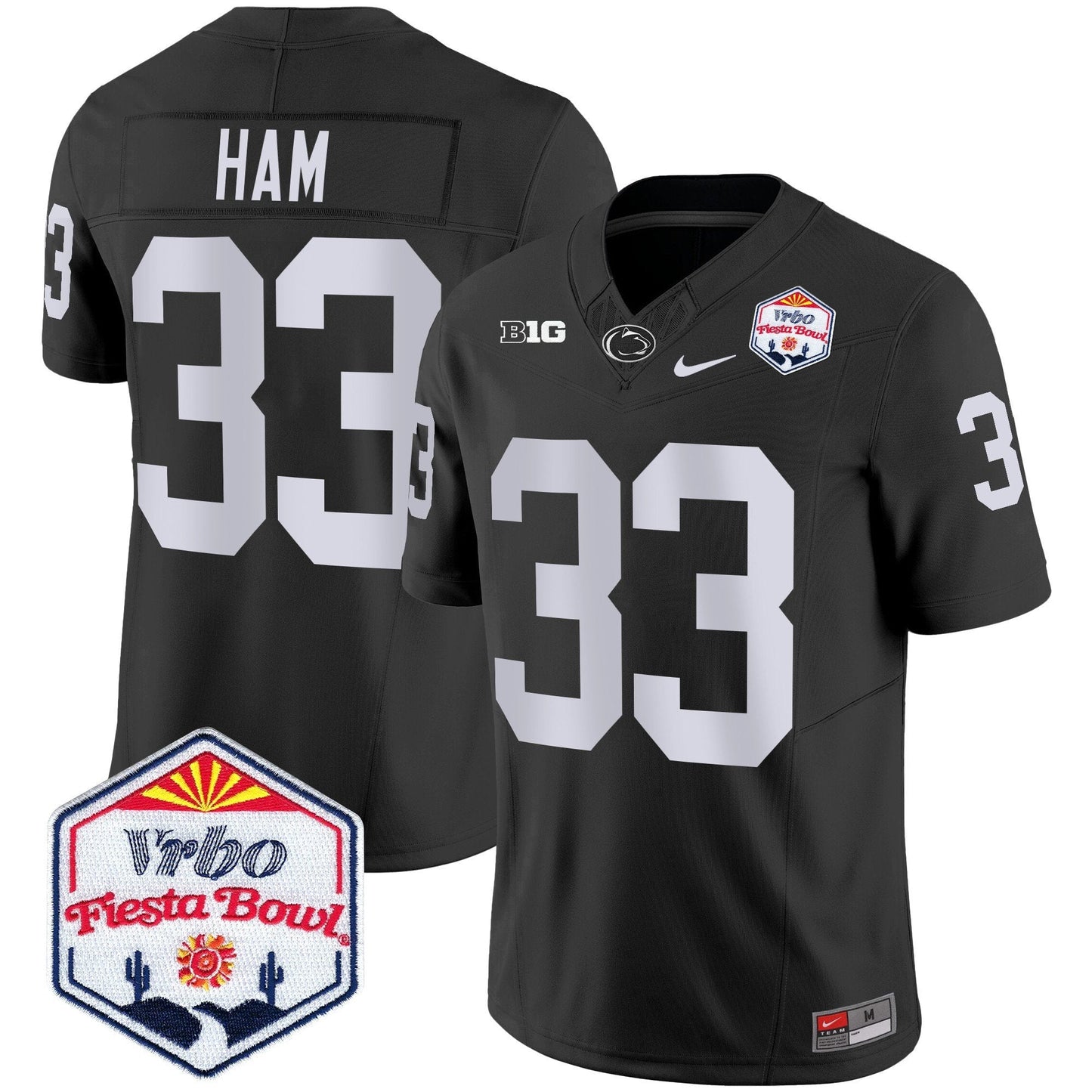 Penn State Nittany Lions 2024 The Fiesta Bowl Patch Vapor Limited Jersey - All Stitched