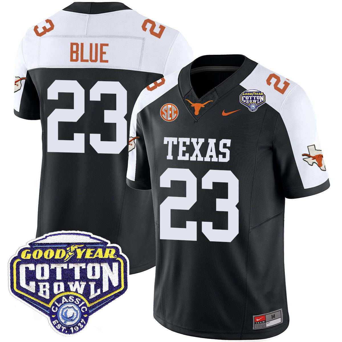 Texas Longhorns 2024 Cotton Bowl Classic Jersey - All Stitched