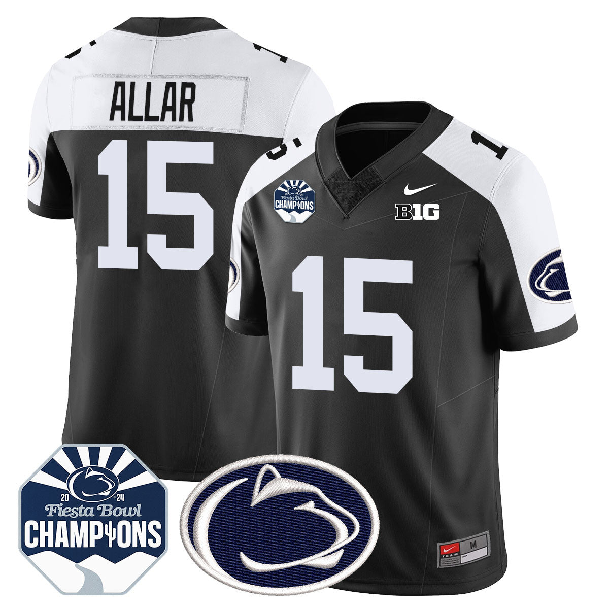 Penn State Nittany Lions 2024 Fiesta Bowl Champions Jersey - All Stitched