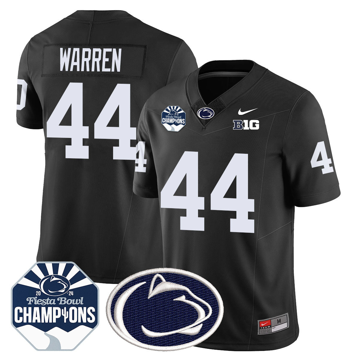 Penn State Nittany Lions 2024 Fiesta Bowl Champions Jersey - All Stitched