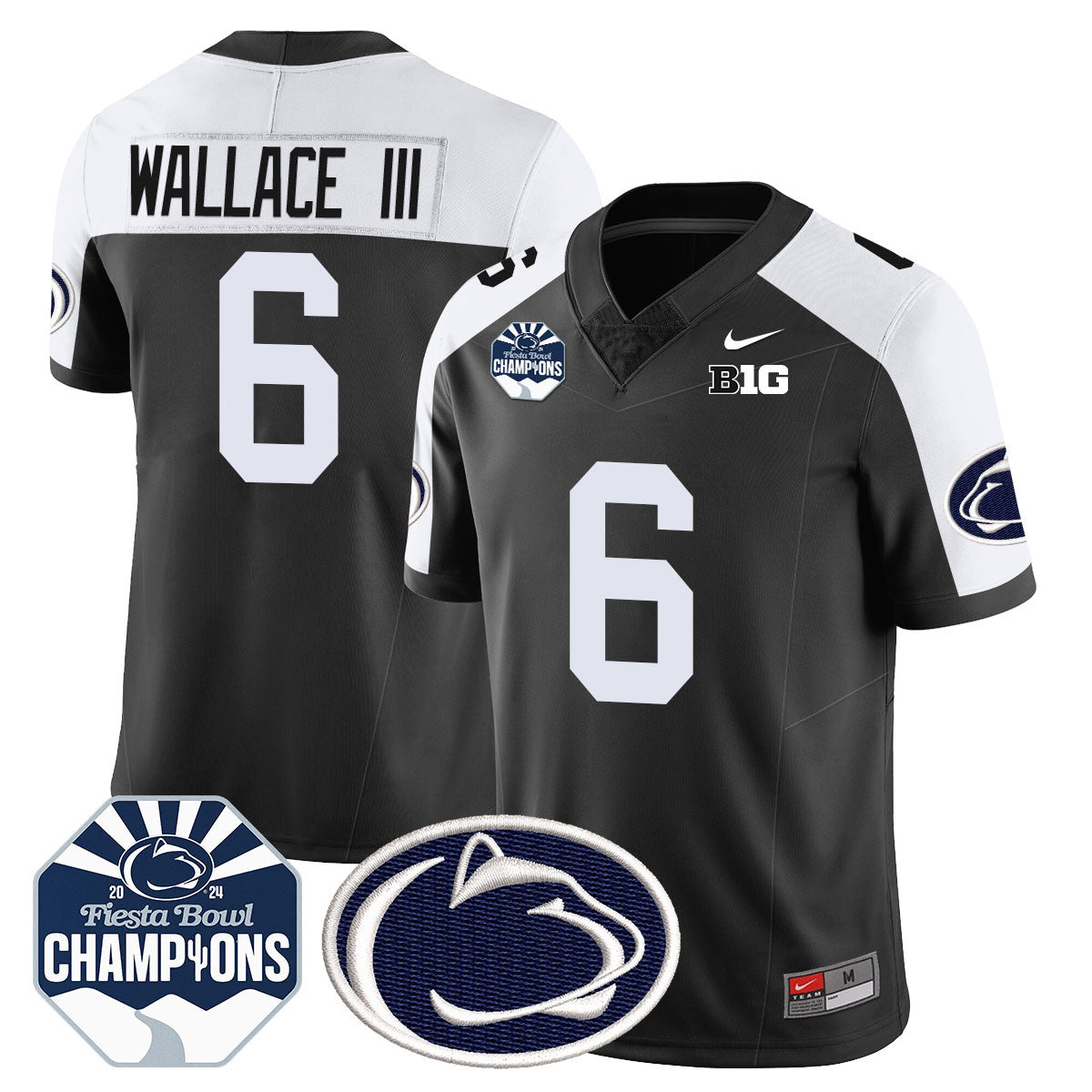 Penn State Nittany Lions 2024 Fiesta Bowl Champions Jersey - All Stitched