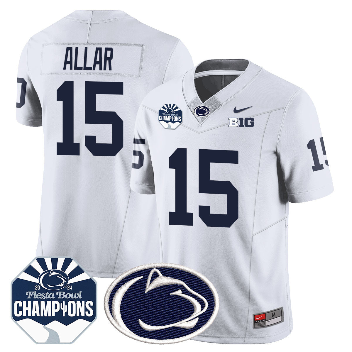 Penn State Nittany Lions 2024 Fiesta Bowl Champions Jersey - All Stitched