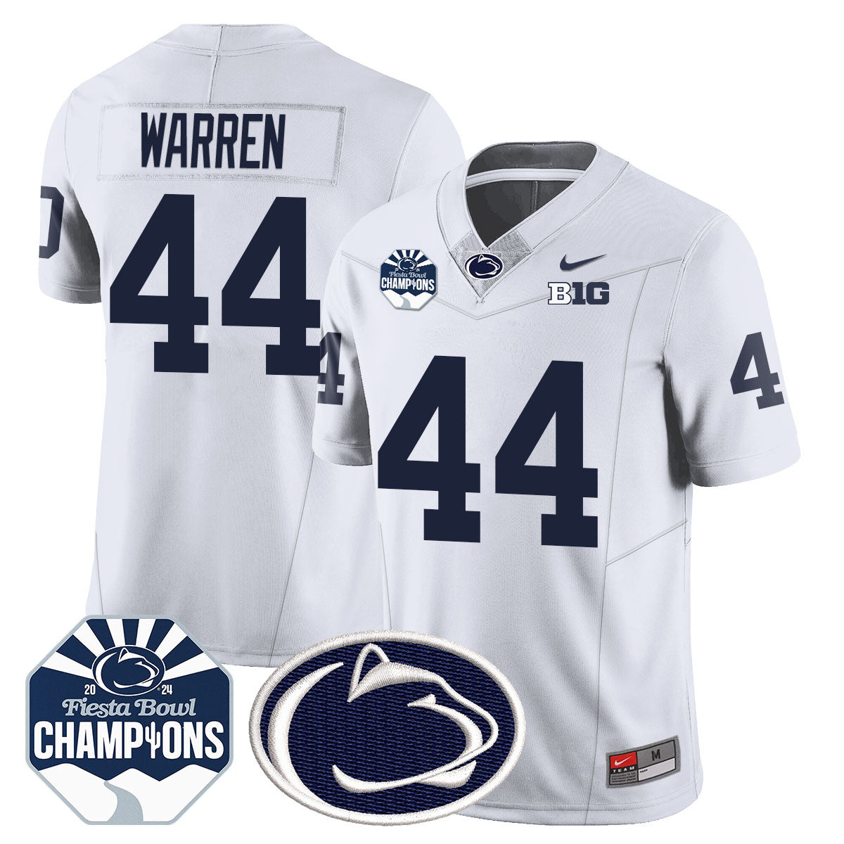 Penn State Nittany Lions 2024 Fiesta Bowl Champions Jersey - All Stitched