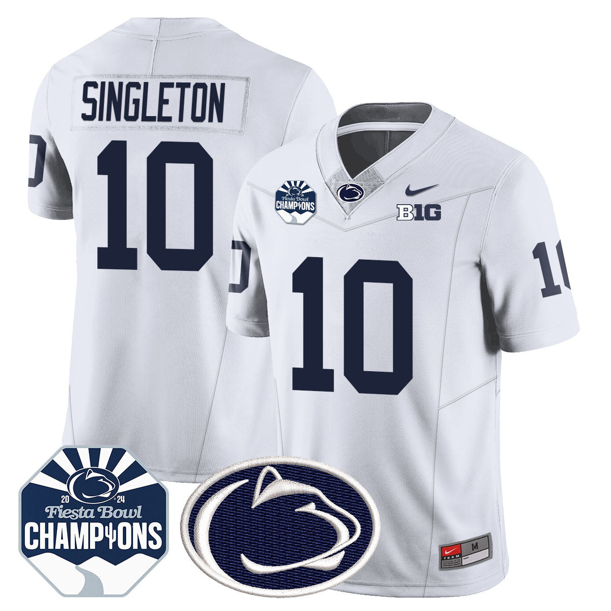 Penn State Nittany Lions 2024 Fiesta Bowl Champions Jersey - All Stitched