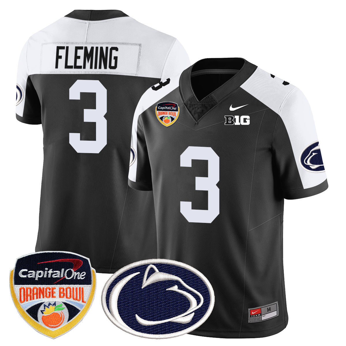 Men's Penn State Nittany Lions 2024 Orange Bowl Jersey - All Stitched