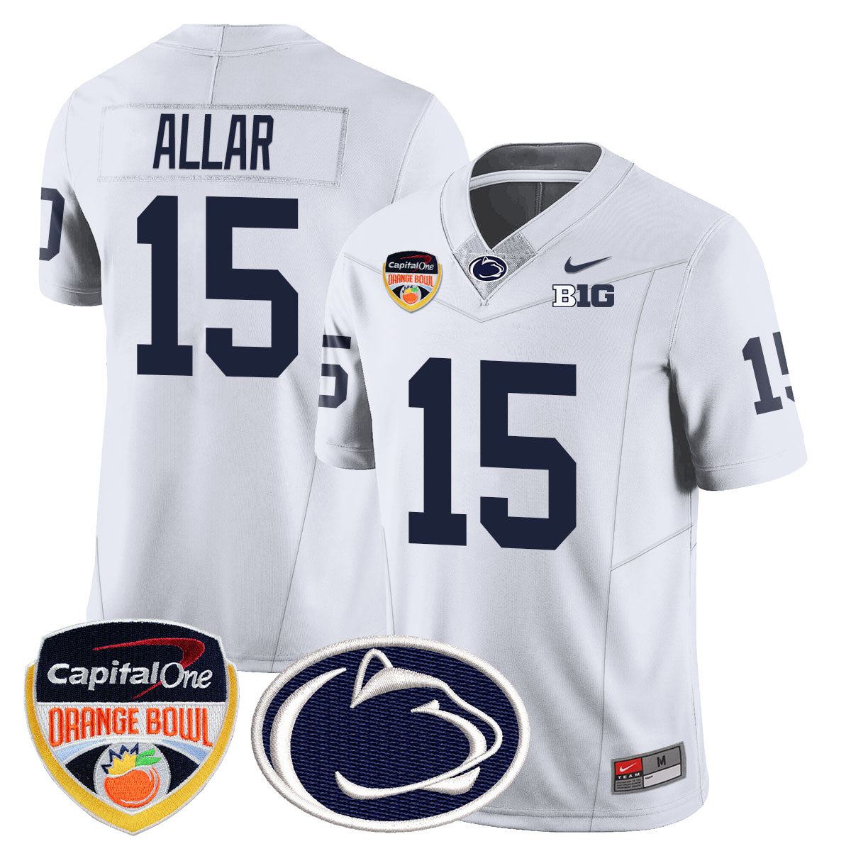 Men's Penn State Nittany Lions 2024 Orange Bowl Jersey - All Stitched