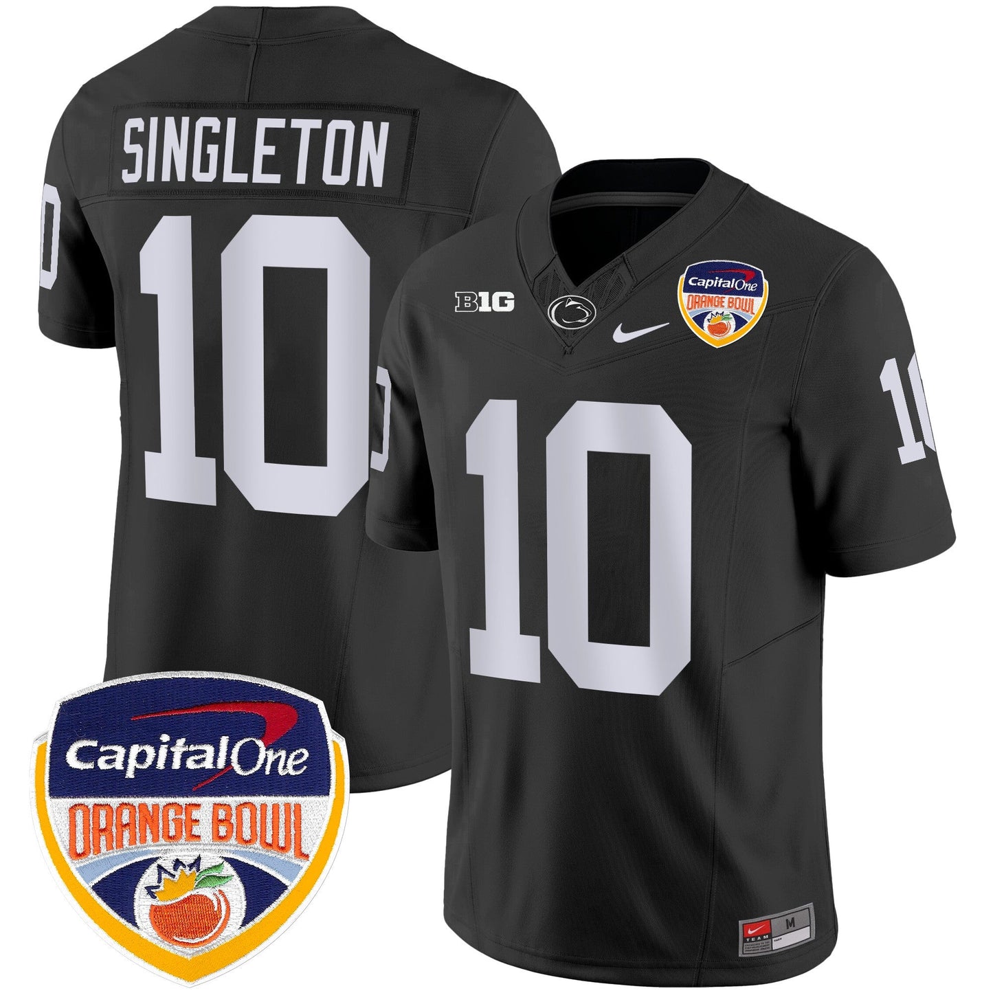 Penn State Nittany Lions Orange Bowl Patch Vapor Limited Jersey - All Stitched