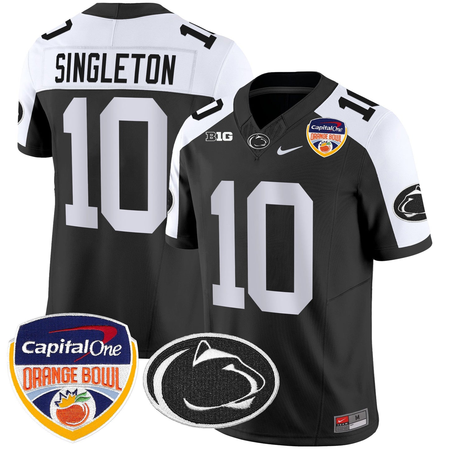 Penn State Nittany Lions Orange Bowl Patch Vapor Limited Jersey - All Stitched