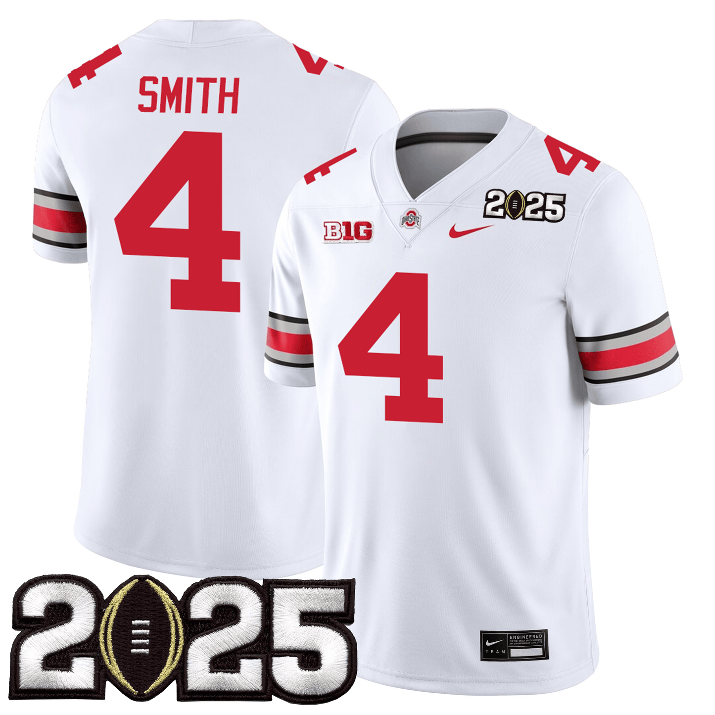 Ohio State Buckeyes Jersey - CFP Final Patch - All Stitched