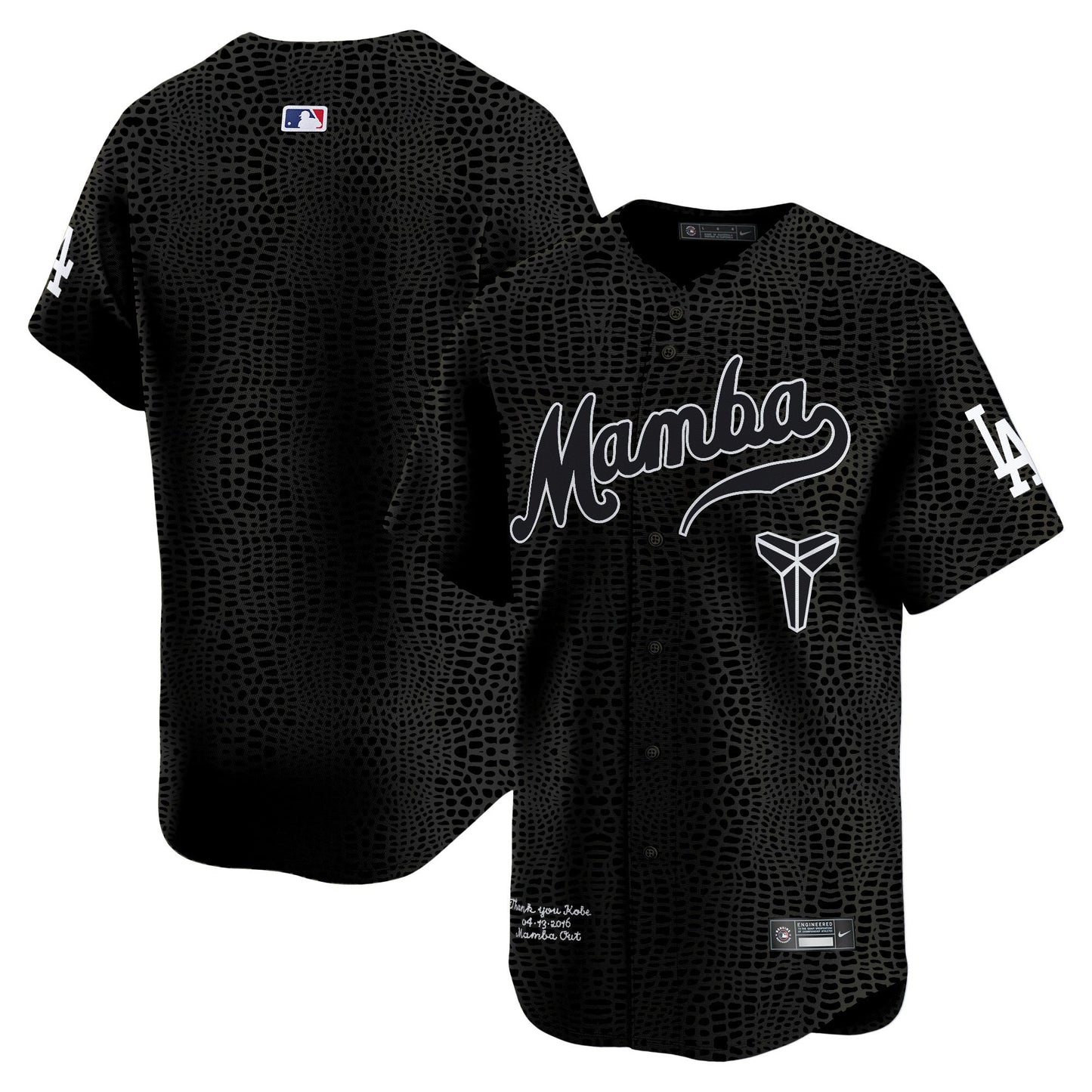 Men's Dodgers Kobe Bryant Mamba Vapor Premier Limited Jersey - All Stitched