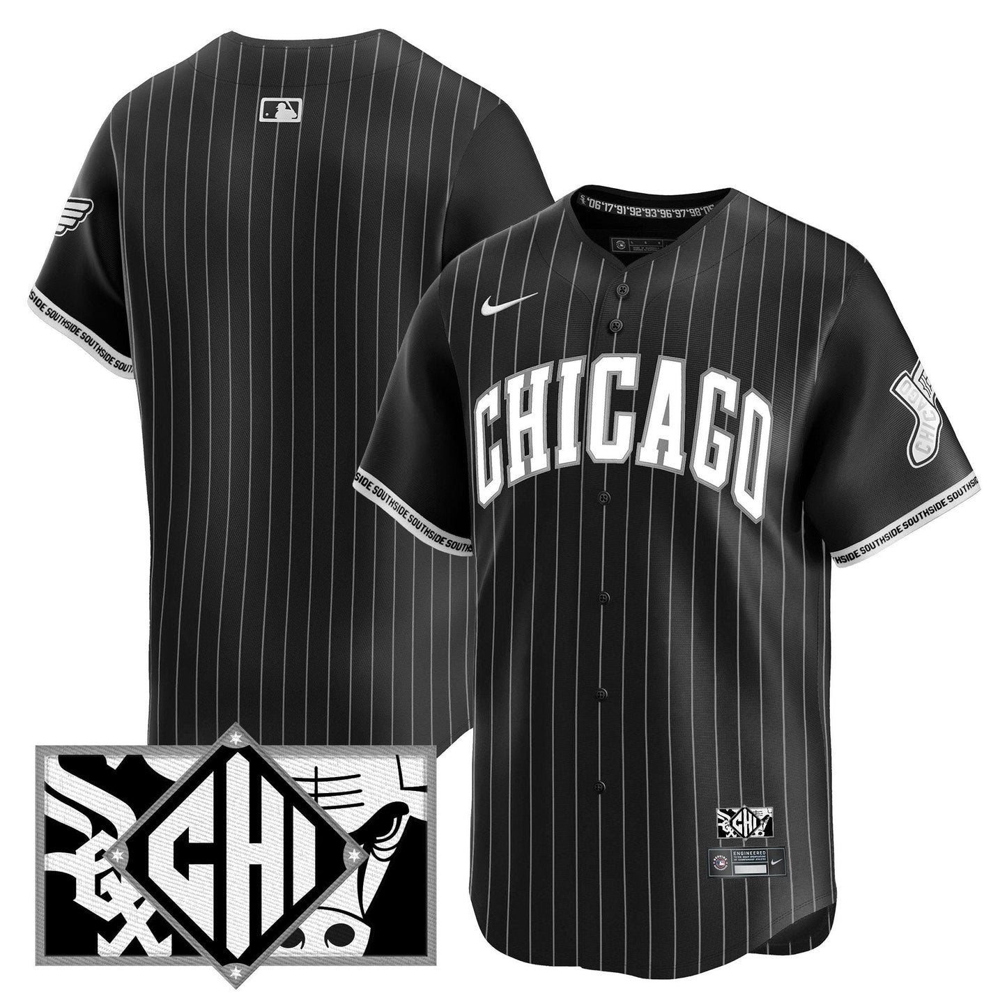 Men's Chicago White Sox 2025 City Connect Vapor Premier Limited Jersey - All Stitched