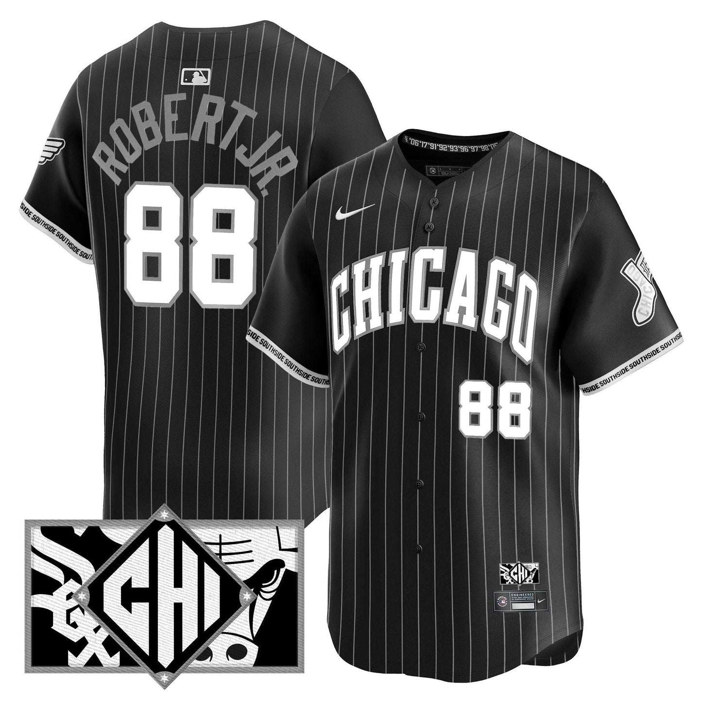 Men's Chicago White Sox 2025 City Connect Vapor Premier Limited Jersey - All Stitched