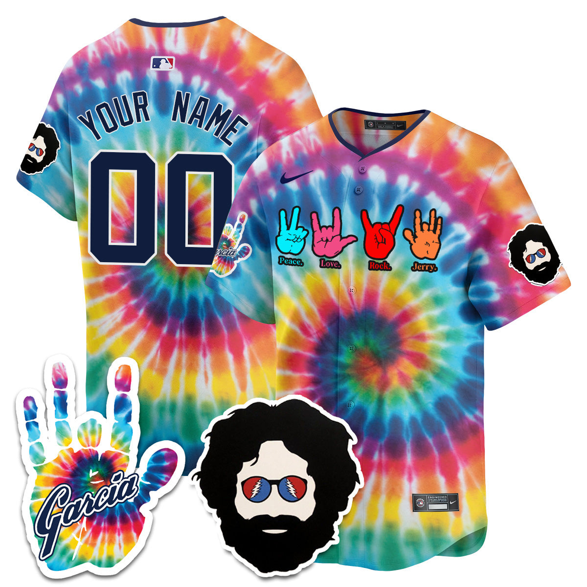 Custom Name - Jerry Garcia Tribute Night Limited Jersey