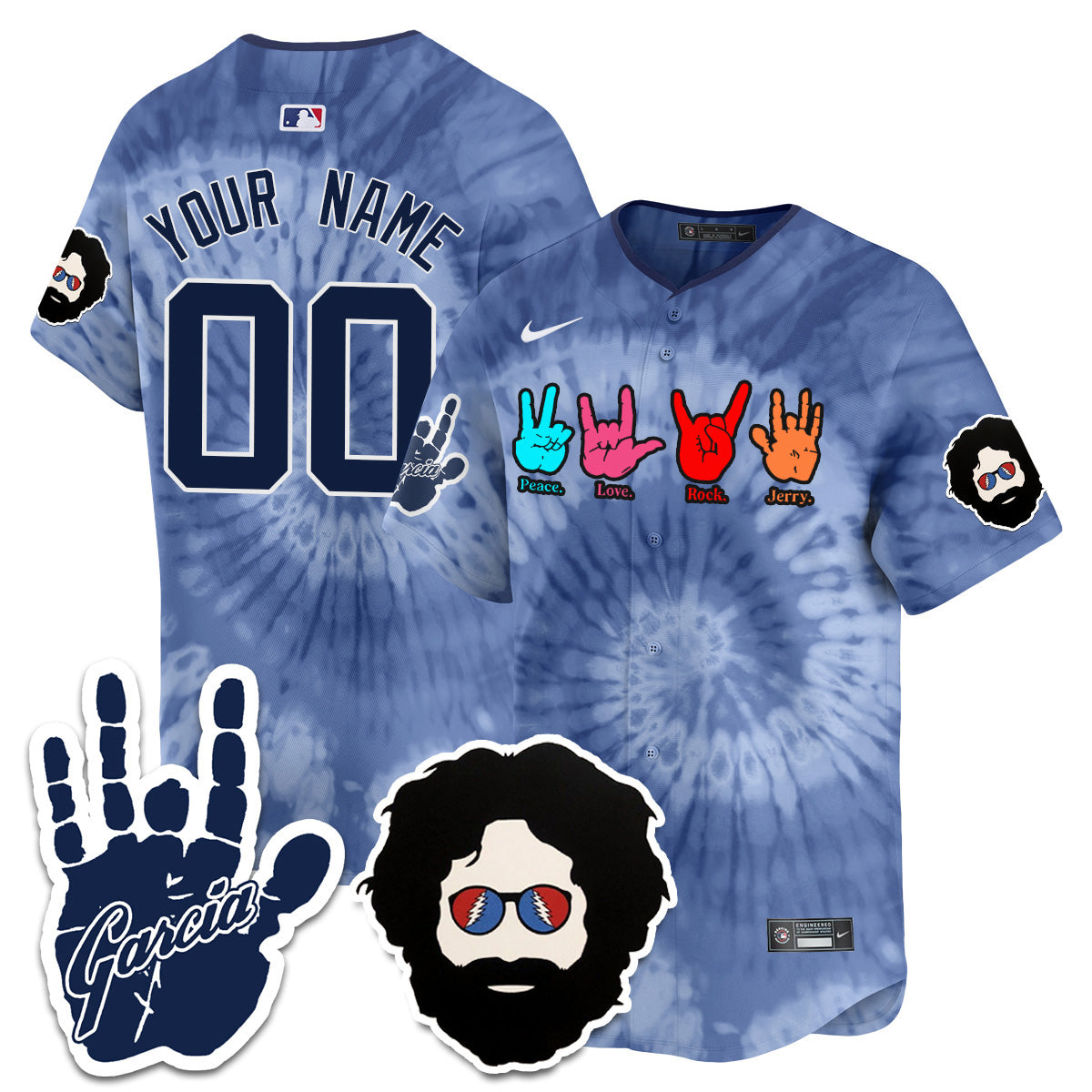 Custom Name - Jerry Garcia Tribute Night Limited Jersey