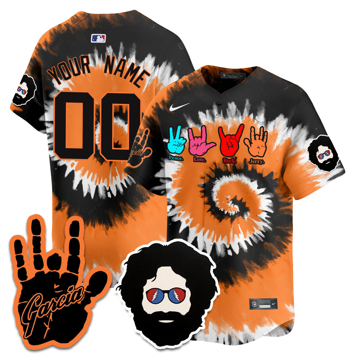 Custom Name - Jerry Garcia Tribute Night Limited Jersey