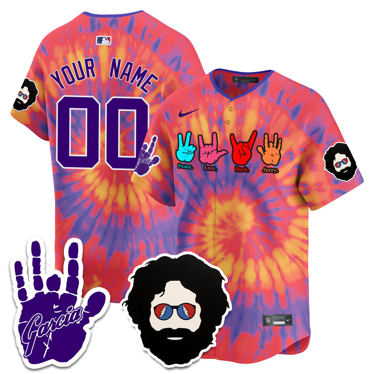 Custom Name - Jerry Garcia Tribute Night Limited Jersey