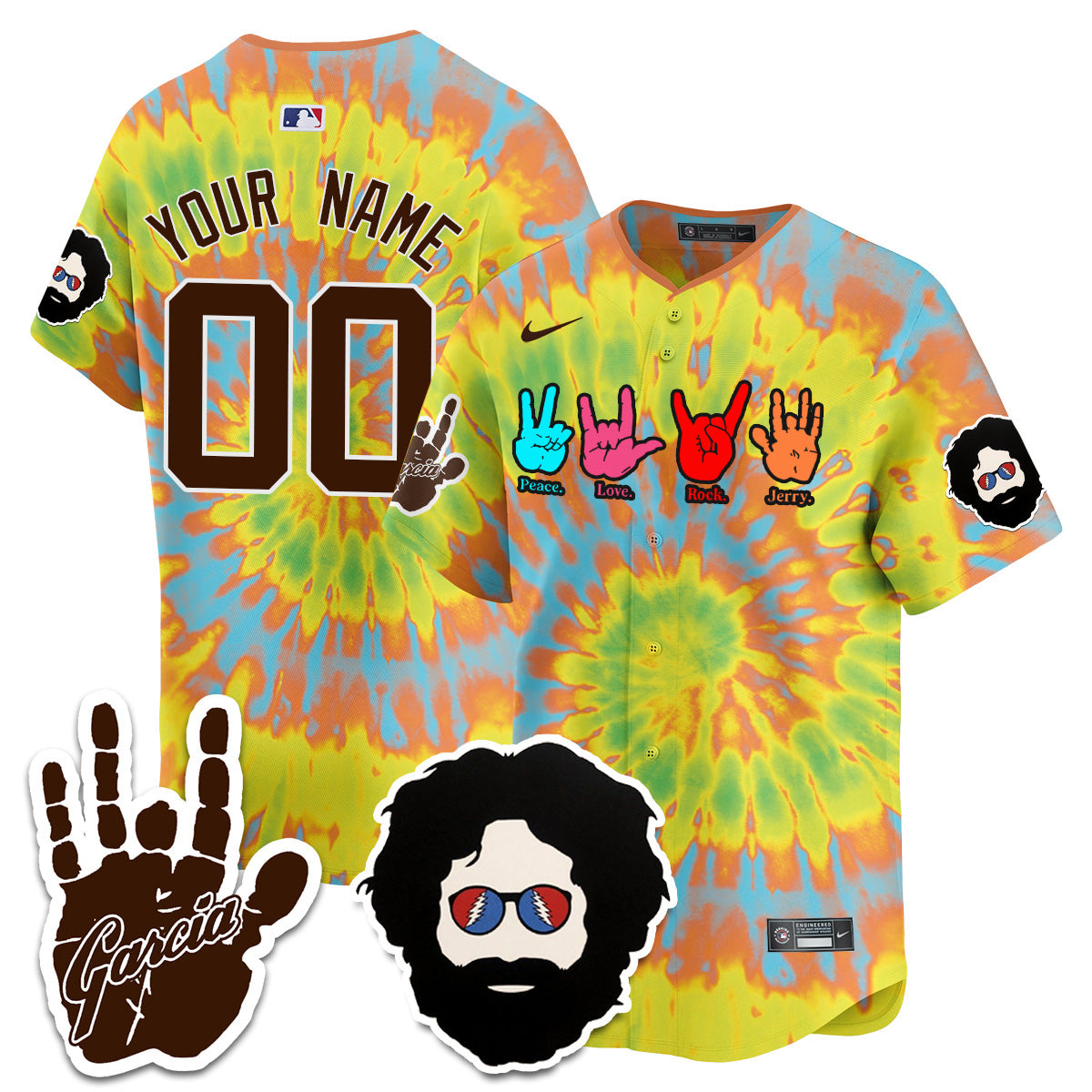 Custom Name - Jerry Garcia Tribute Night Limited Jersey