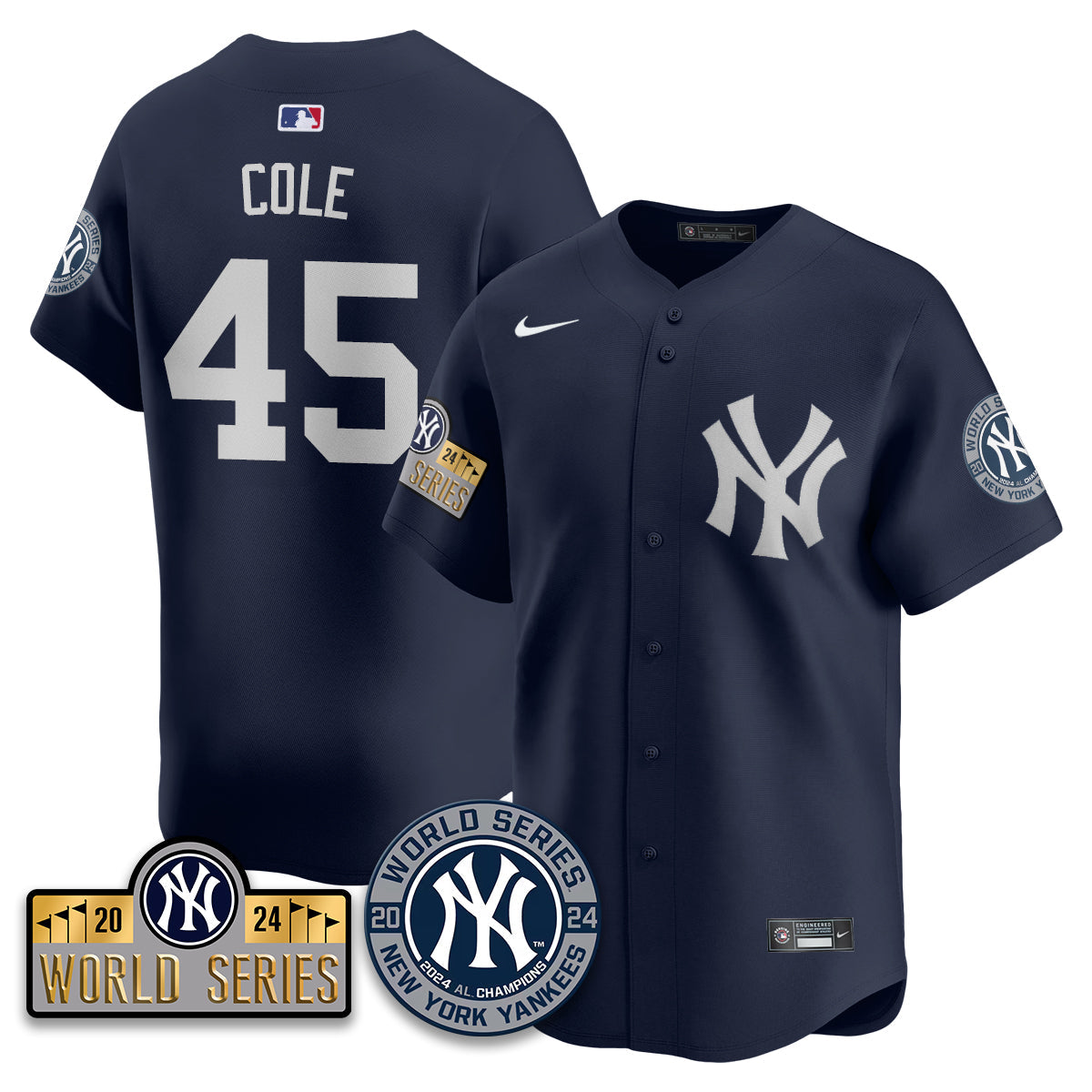 New York Yankees World Series 2024 Jersey - All Stitched
