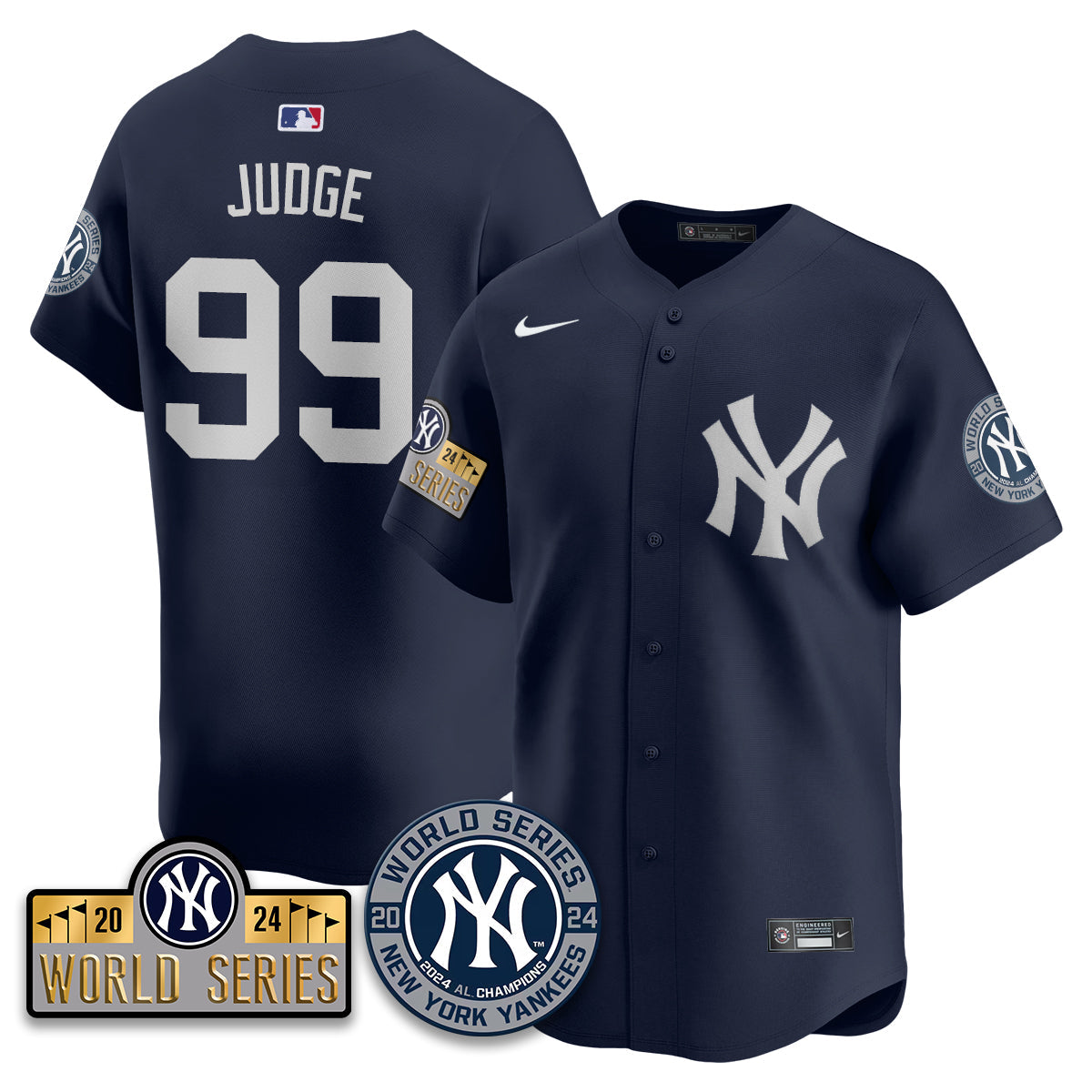 New York Yankees World Series 2024 Jersey - All Stitched