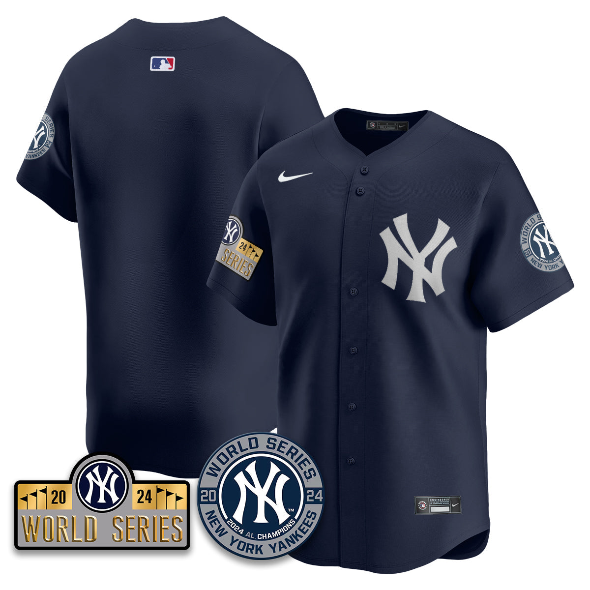 New York Yankees World Series 2024 Jersey - All Stitched