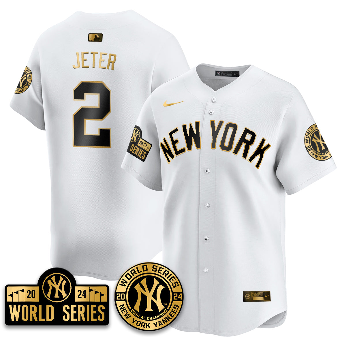 New York Yankees World Series 2024 Jersey - All Stitched