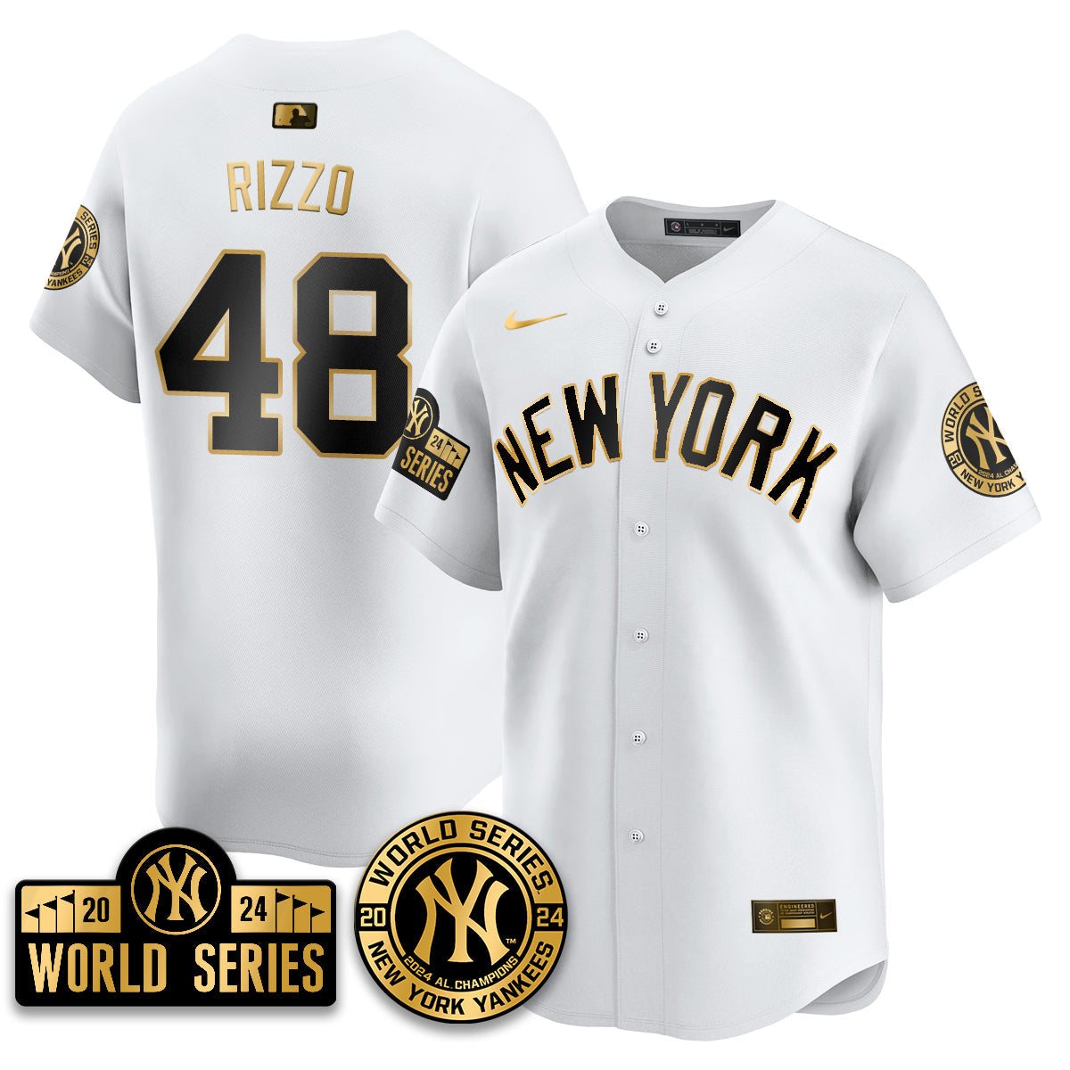 New York Yankees World Series 2024 Jersey - All Stitched