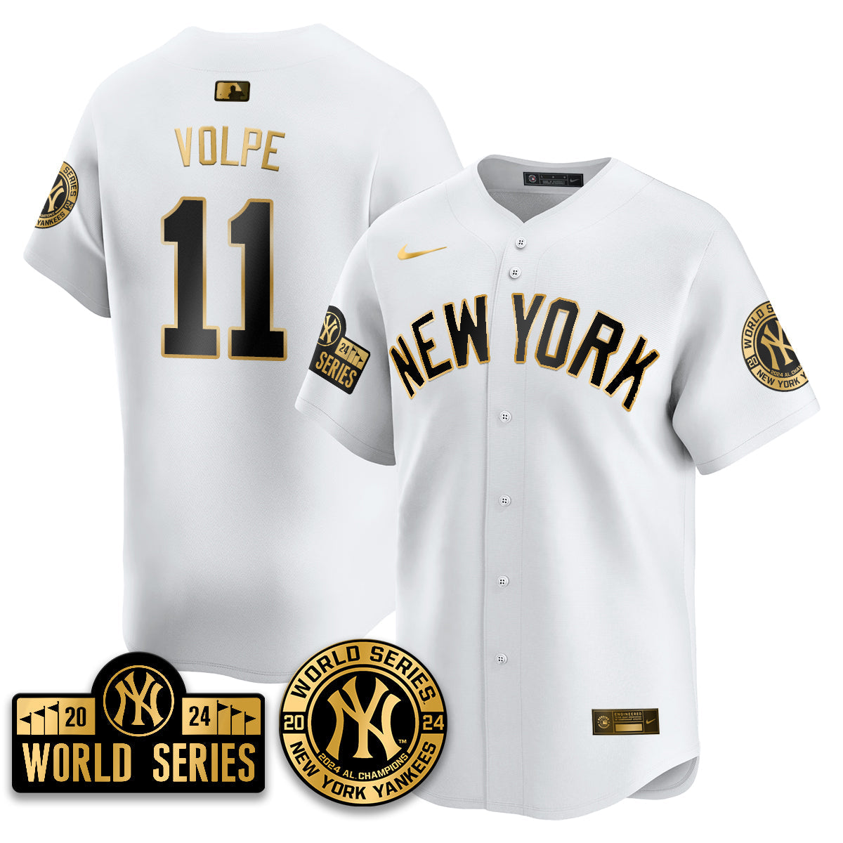 New York Yankees World Series 2024 Jersey - All Stitched